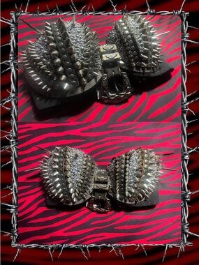 DIY Spiked & Studded Belt Bra